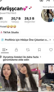 20.700 Takipçili Aktif Tiktok Hesabı