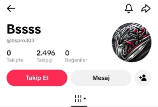 2.496 Takipçili Aktif Tiktok Hesabı