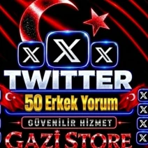 ⭐ TWİTTER (X) 50 ERKEK YORUM %100 ORGANİK + GARANTİLİ⭐
