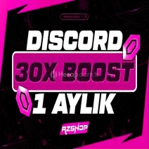 ✨OTOTESLİM+STOKVAR DİSCORD 1 AYLIK 30X BOOST✨
