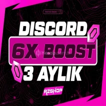 ✨OTOTESLİM DİSCORD 3 AYLIK 6X BOOST + GARANTİ ✨