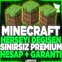 ✅Bilgileri Değişen | MC Premium ⭐Java+Bedrock⭐Epic