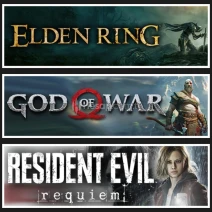 Elden Ring +God Of War +RE Requiem