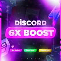 ⭐ 1 AYLIK 6X BOOST+ STOK SINIRSIZ⭐