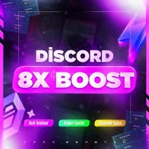 ⭐1 AYLIK 8X BOOST+ STOK SINIRSIZ⭐