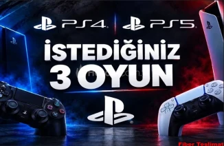 ⭐İSTEDİĞİNİZ 3 OYUN PS4+PS5 +GARANTİ