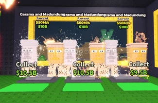 3 Adet Base Garama And Madundung - Steal A Brainrot
