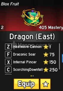 East Dragon - Blox Fruits (ucuz)