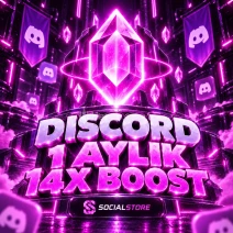 Discord 1 Aylık 14x Boost - Otomatik Teslim
