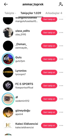 1050 TAKİPÇİLİ BAĞLARI TERTEMİZ TİKTOK