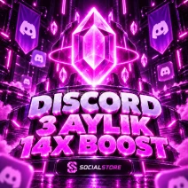 Discord 3 Aylık 14x Boost - Otomatik Teslim
