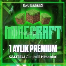 ⭐MINECRAFT PREMIUM HESAP  30 GÜN GARANTİLİ⭐