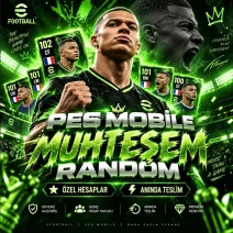 👑 MUHTEŞEM PES MOBİLE RANDOM HESAP 👑