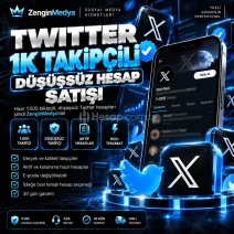 🌟 Twitter 1K Takipçili Hesap 🌟