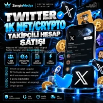 🌟 Twitter 1K NftCrypto Takipçili Hesap 🌟