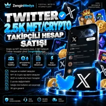 🌟 Twitter 2.5K NftCrypto Takipçili Hesap 🌟