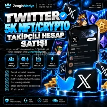 🌟 Twitter 5K NftCrypto Takipçili Hesap 🌟