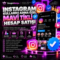 🌟 İnstagram Kullanıcı Adınıza Özel Mavi Tikli Hesap 🌟