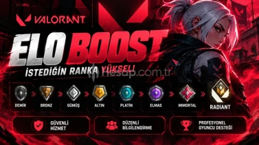VALORANT Radiant Elo Boost | İstediğin Eloya  Yüksel