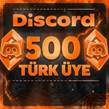 ⭐ Discord 500 Aktif Türk Üye ⭐