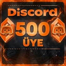 ⭐ Discord 500 Adet Aktif Üye ⭐