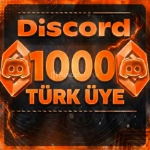 ⭐ Discord 1000 Aktif Türk Üye ⭐