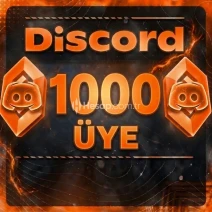 ⭐ Discord 1000 Adet Aktif Üye ⭐
