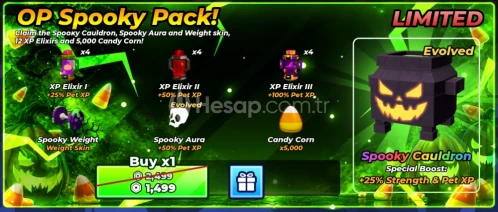 Muscle Legends OP Spooky Pack Gamepass Gift