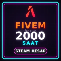 Fivem 2000 Saat - ✅Steam Hesap✅
