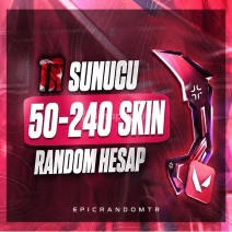 %100 TR⭐ 50-240 SKİN RANDOM HESAP⭐