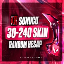 %100 TR⭐ 30-240 SKİN RANDOM HESAP⭐