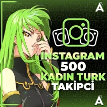 Instagram 500 Kadın Türk Takipçi - Profesyonel Hizmet