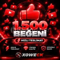 ⭐Youtube 1.500 Beğeni - Keşfet Etkili⭐