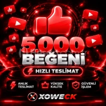 ⭐Youtube 5.000 Beğeni - Keşfet Etkili⭐