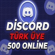 ⭐0TO SİSTEM DİSCORD 500 ONLİNE TÜRK ÜYE⭐