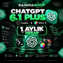 ⭐ CHATGPT 6.1 PLUS + CODEX + DALL-E 30 GÜN GARANTİLİ ⭐
