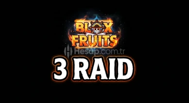 Blox Fruits Raid Hizmeti 3 adet | Solo Yapılır