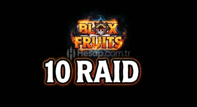  Blox Fruits Raid Hizmeti 10 adet | Solo Yapılır