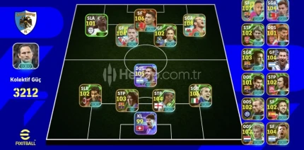 3214 kadro 107 ronaldo 108 bale 105 enzo