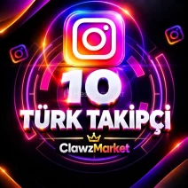Instagram 10 Türk Takipçi - Güvenli İşlem