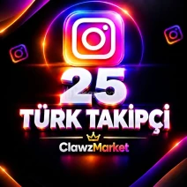 Instagram 25 Türk Takipçi - Güvenli İşlem