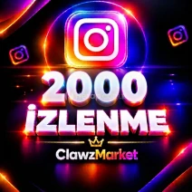 ⭐İNSTAGRAM 2000 İZLENME GARANTİLİ⭐