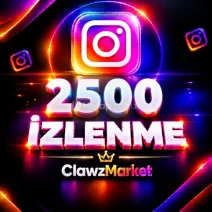 ⭐İNSTAGRAM 2500 İZLENME GARANTİLİ⭐
