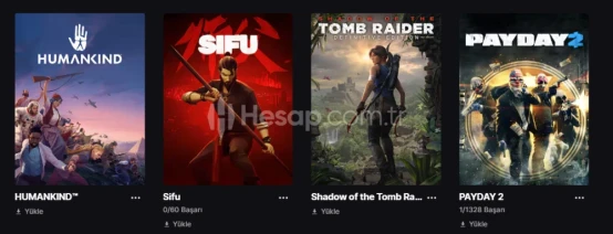 14.000 TL Değer Sahip   Epic Games Hesabı   Ucuza