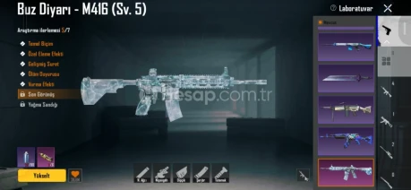 Buz m4 5. Seviye 48 destansı 11 yükseltilebilir silah