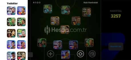 109 MESSİ + 3271 KG E FOOTBALL HESABI