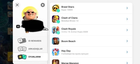 COC+CLASH ROYAL+BRAWL STARS Hesapları