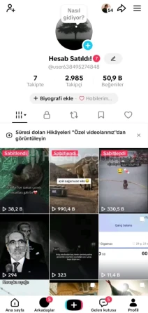 2950+TAKİPÇİLİ TİKTOK HESABI UYGUNA