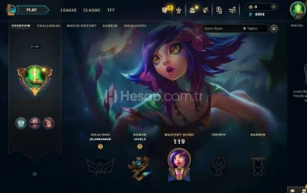 TR - UNRANKED - 10 SKIN - 66 CHAMP - 64LVL