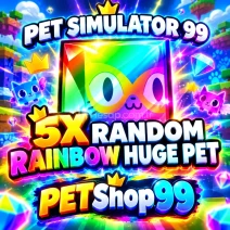 PETS99 5 ADET RANDOM RAİNBOW HUGE PET